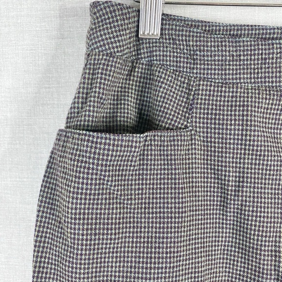 INC International Concepts Women’s Wool Blend Brown & Gray Wrapped Skirt Size 14 - Picture 3 of 7